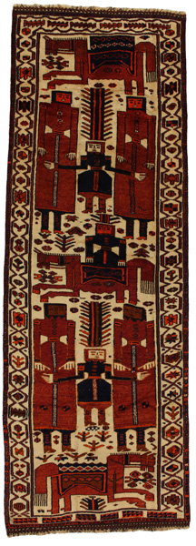 Bakhtiari - Qashqai Perser Teppich 396x136