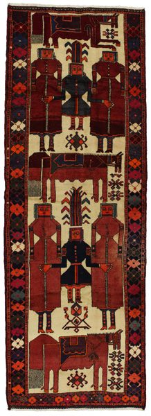 Bakhtiari - Qashqai Perser Teppich 416x144