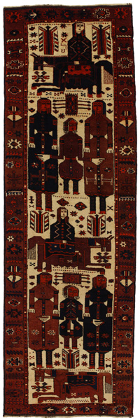 Bakhtiar - Qashqai Tapis Persan 432x134