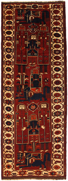 Bakhtiari - Qashqai Perser Teppich 380x140