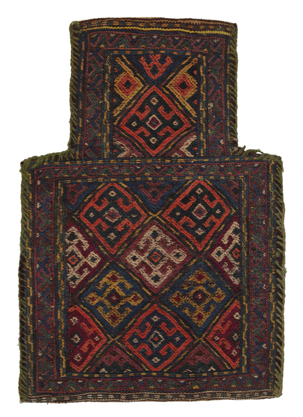Qashqai - Saddle Bag Perser Teppich 49x34