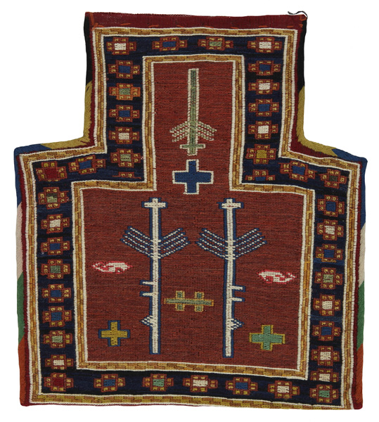Qashqai - Saddle Bag Tapis Persan 39x33