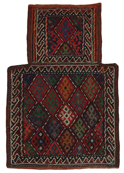 Qashqai - Saddle Bag Perser Teppich 49x34