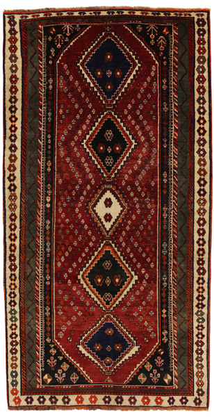 Yalameh - Qashqai Perser Teppich 247x128