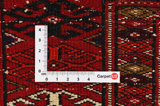 Yomut - Buchara Perser Teppich 150x130 - Abbildung 4