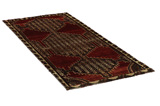 Bakhshayeh - Turkaman Perser Teppich 220x96 - Abbildung 1