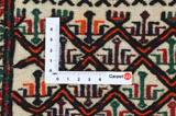 Afshar - Saddle Bag Perser Teppich 43x32 - Abbildung 4